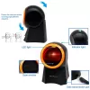 Vadu galda svītrkodu skeneris QOLTEC 50857 — 1D/2D, USB, ABS korpuss, melns, 1,75 m kabelis