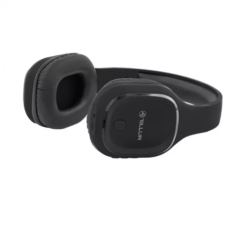 Austiņas Tellur Bluetooth Over-Ear Headphones Pulse Melns