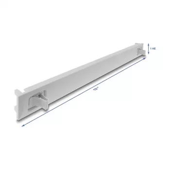 Blind panel DELOCK 67274 — ABS pelēka rack accessory, 1-piece