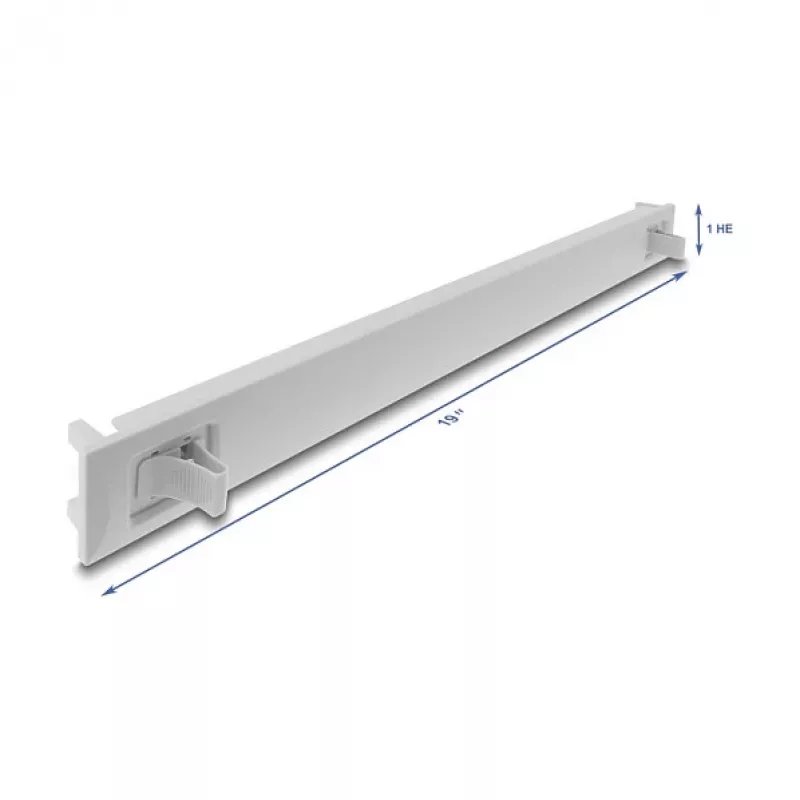 Blind panel DELOCK 67274 — ABS pelēka rack accessory, 1-piece
