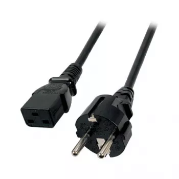 EFB-Elektronik strāvas vads ar iezemētu kontaktdakšu 180° - C19 180°, melns, 1,8 m, 3 x 1,50 mm² Ražotājs: EFB Elektronik (EK511.1,8)