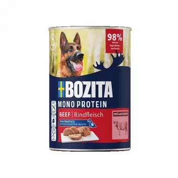 BOZITA Monoprotein Pate Beef - mitrā suņu barība - 400g