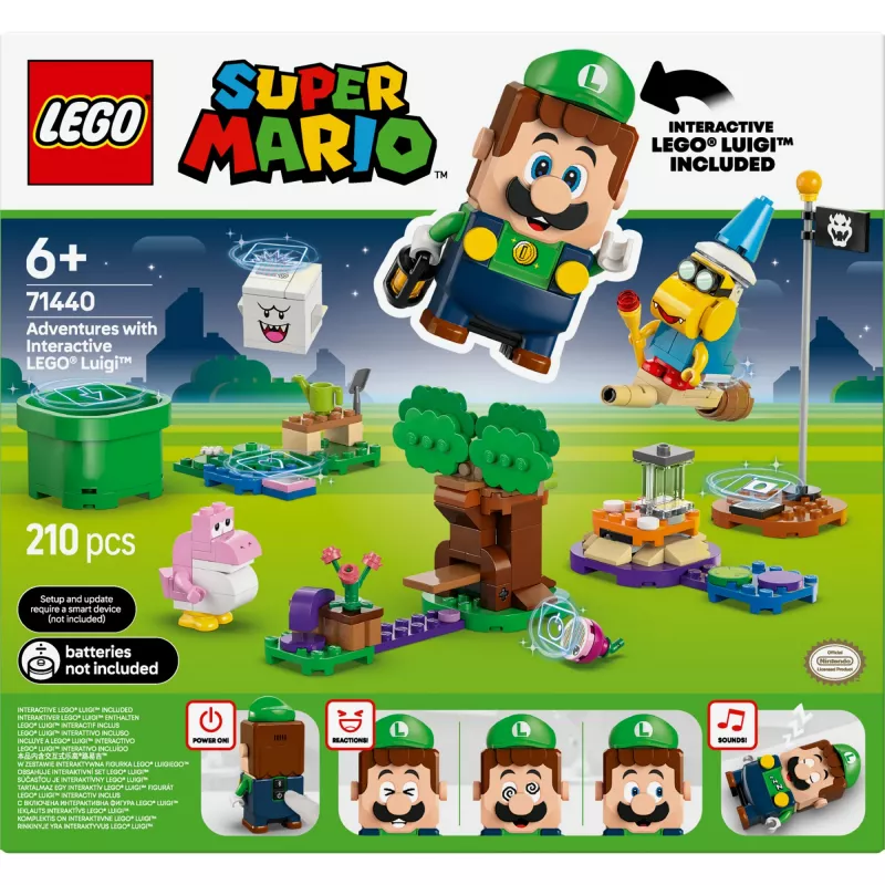 Konstruēšanas rotaļlieta LEGO 71440 Super Mario Interaktīva LEGO Luigi figūriņa