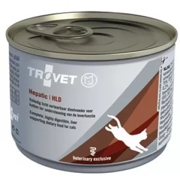 TROVET Hepatic HLD ar vistu - mitrā kaķu barība - 200g