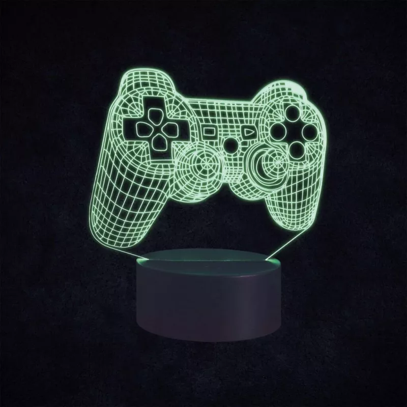 Galda lampa MANTA SNL57RGB RGB 3D gaismas dekorācija, RGB LED, dekoratīvs 3D efekts