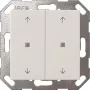 Sienas slēdža svira Gira Taster Wippe KNX 2f Reinweiß 517403 — 2-vietīga KNX svira, balta