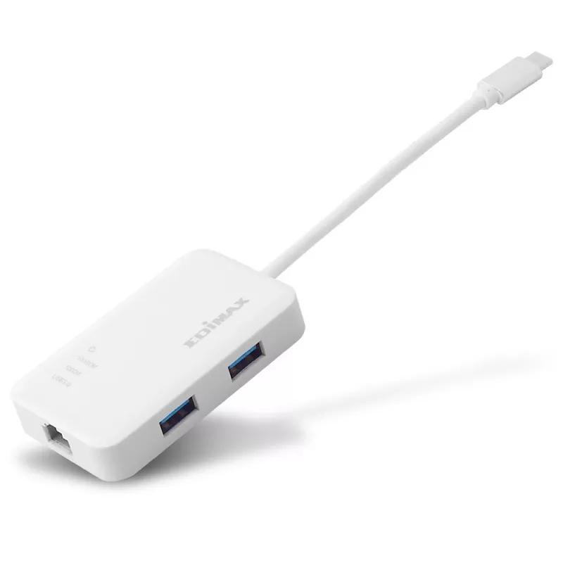 Edimax EU-4308 klēpjdatora doks/porta replikators USB 3.2 Gen 1 (3.1 Gen 1) Type-C balts