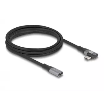 USB kabelis DeLOCK 81148 2m USB C Melns 20 Gbit/s