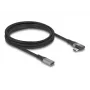 USB kabelis DeLOCK 81148 2m USB C Melns 20 Gbit/s