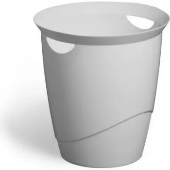 Atkritumu tvertne apaļa plastmasas pelēka izturīga 776010
