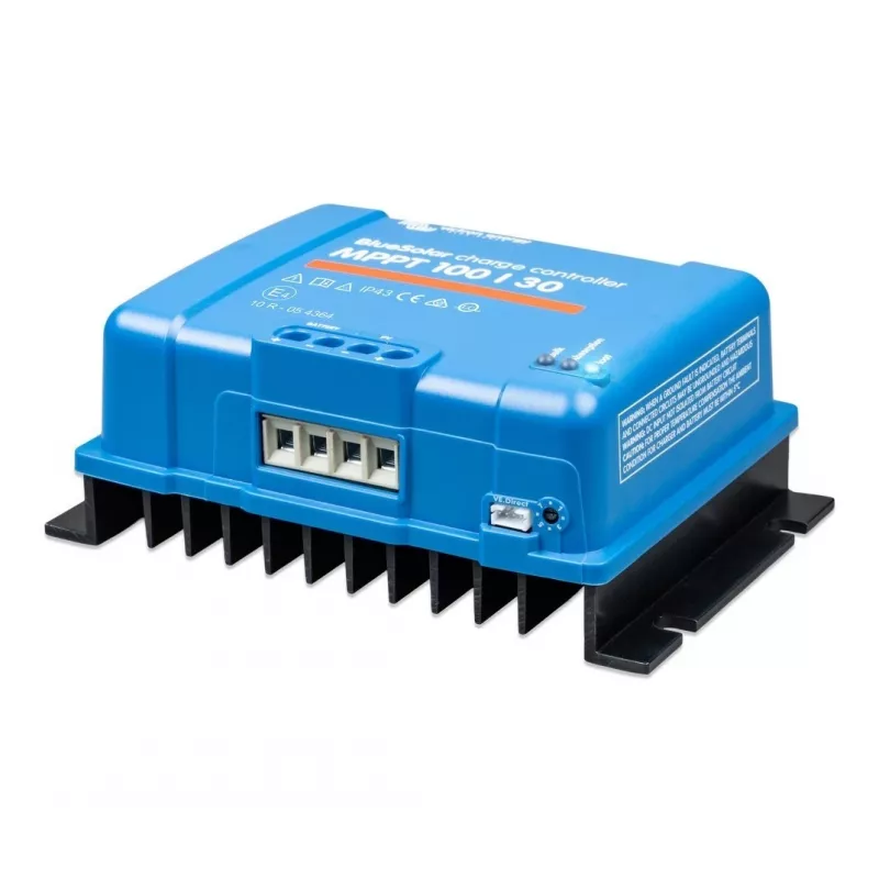 MPPT saules uzlādes kontrolieris Victron Energy BlueSolar 100/30 — 30 A, maks. PV 100 V