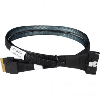 Icy Dock kabelis MCIO 8i SFF-TA-1016 uz 2xSlimSAS SFF-8654 4i kabelis 0.5m - Kabelis (MB310L-B)