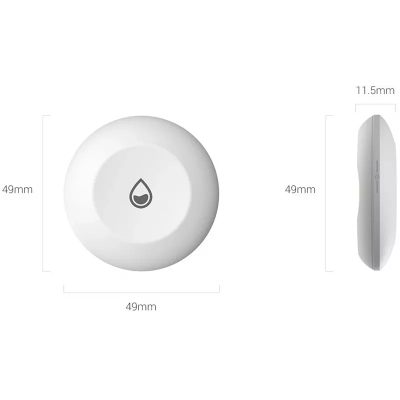 Ūdens detektors EZVIZ T10C Sensmitter Wireless IP67 balts, CR123A baterija, 2400 MHz, 200 m diapazons