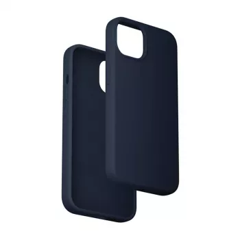 Silikona maciņš Vention KUFL0-20 iPhone 15 Plus, zils — mīksts aizsargvāciņš, plāns piegulums