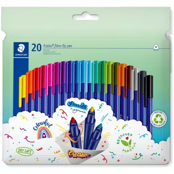 Smalkraksta flomāsters Staedtler 323 C20 Daudzkrāsains