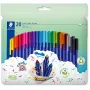 Smalkraksta flomāsters Staedtler 323 C20 Daudzkrāsains
