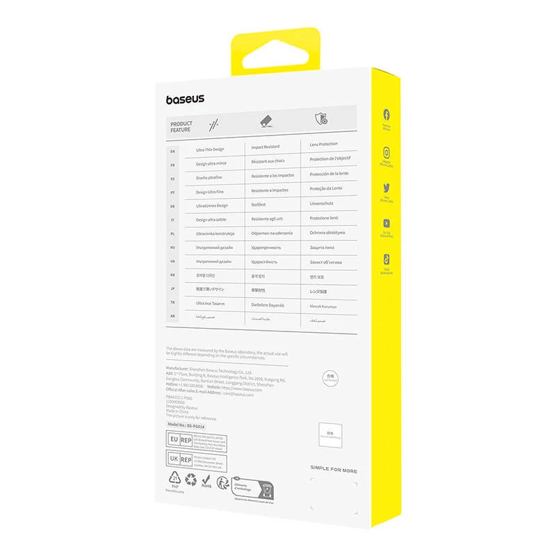 Telefona maciņš iPhone 15 Pro Max Baseus OS-Lucent sērija (caurspīdīgs)