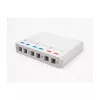 DeLOCK 67052 Keystone virsmas montāžas kārba optisko šķiedru moduļiem, 6 pieslēgvietas, balta
