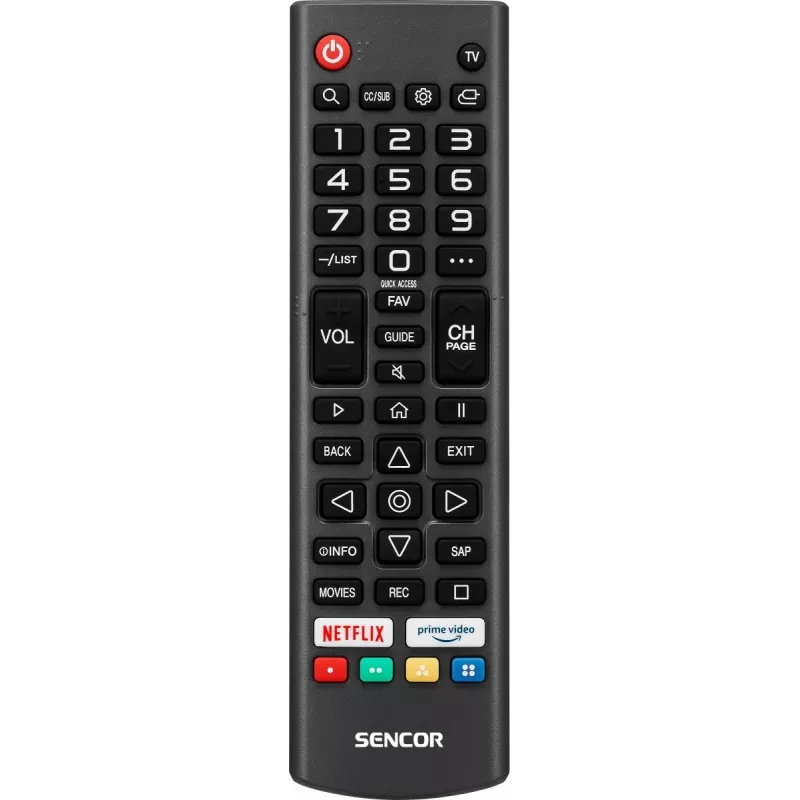 24 collu SENCOR SLE 24S803B HD Ready SMART televizors ar webOS, Wi‑Fi, Bluetooth, DVB-T2/C/S2, 1366×768