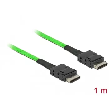 DeLOCK 85214 SAS kabelis 1 m Melns SFF-8611 SFF-8611
