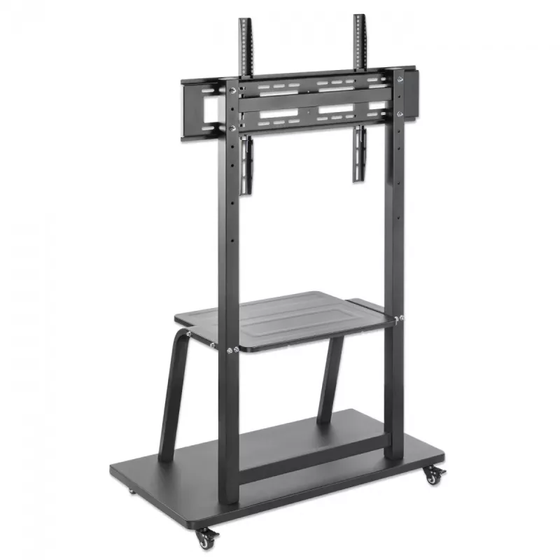 Ratipu statīvs MANHATTAN 1 ekrānam 37–100 collas Melns VESA 200x200–800x600 Maks. 150 kg