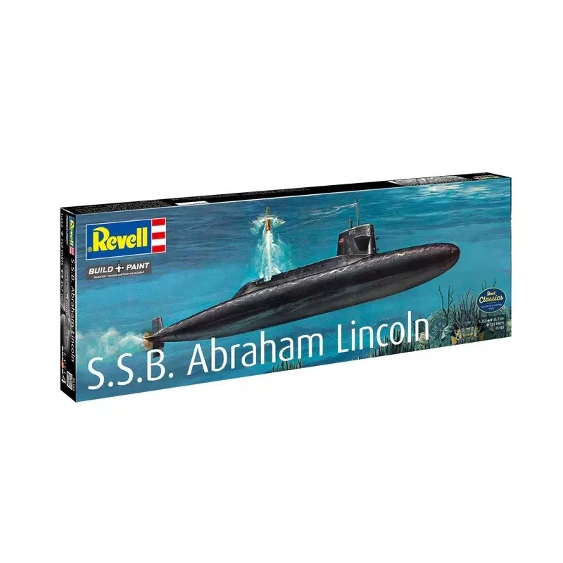 Plastmasas kuģa modelis REVELL S.S.B. Abraham Lincoln 1/253 mērogā
