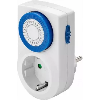 Goobay analogais taimera slēdzis - precīza un vienkārša elektronisko ierīču vadība (59038)