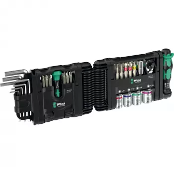 Wera 05049025001 Tool Set 50 Tools Melns Metallic