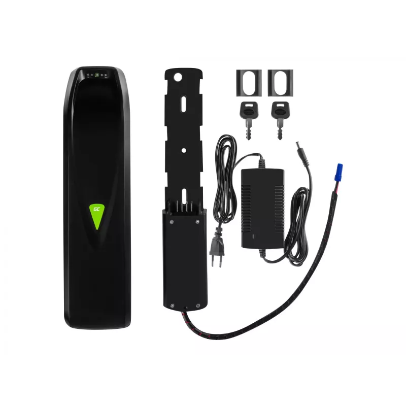 Akumulators Green Cell EBIKEGCF01 36V 14500mAh litija jonu melns