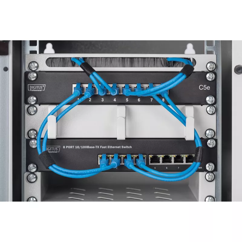 Plaukts Digitus 254 mm (10 collas) 1U