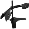SilverStone SST-ARM23BS-L - divu monitoru turētājs - melns