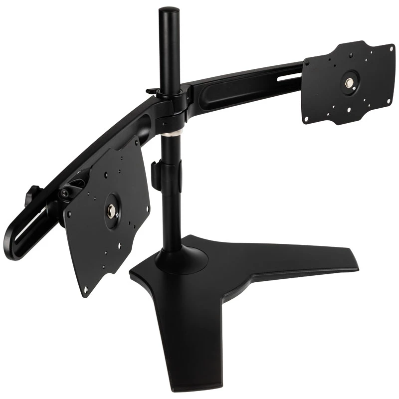 SilverStone SST-ARM23BS-L - divu monitoru turētājs - melns