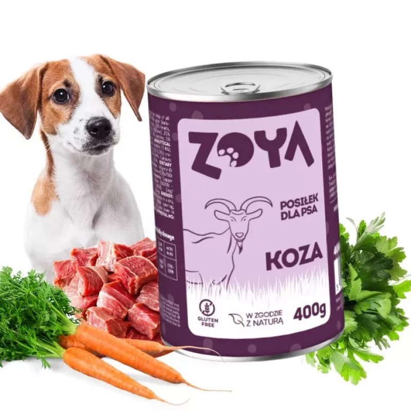 ZOYA Goat - mitrā suņu barība - 400g