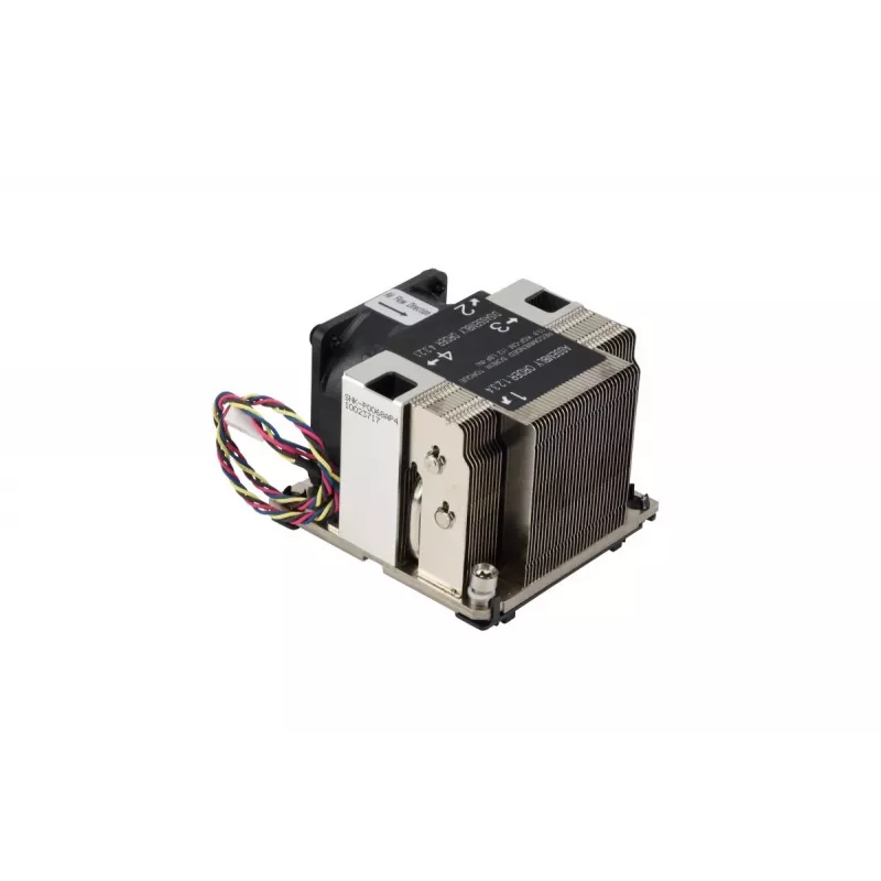 Supermicro SNK-P0068AP4 datora dzesēšanas sistēma Procesora gaisa dzesētājs 6 cm melns, niķelis