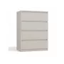 Kumode Top e Shop MALWA M4, 4 atvilktnes, Kašmira, 700×970×400 mm, lamināts