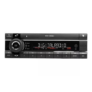 Axion MCR 1120 DAB+ USB AUX BT automašīnas radio — DAB+ uztvērējs, USB, AUX, Bluetooth