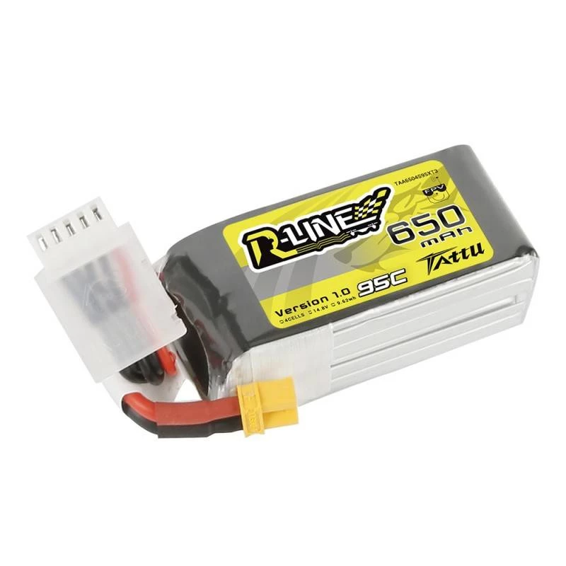 Akumulators Tattu R-Line 650mAh 14,8V 95C 4S1P XT30