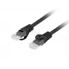 LANBERG tīkla kabelis Cat6 RJ-45 U/UTP 3 m melns