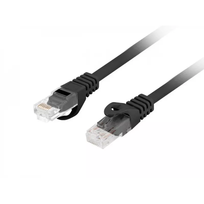 LANBERG tīkla kabelis Cat6 RJ-45 U/UTP 3 m melns