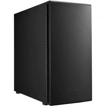 “Silverstone SETA Q1” Midi Tower korpuss, zils