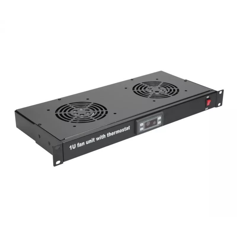 Ventilatora panelis Extralink EX.19089 19 collu ar 2 ventilatoriem un termostatu