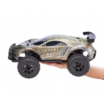 RC auto REVELL Desert Rat (modelis 24442) — pelēks un melns radio vadāms bezceļa transportlīdzeklis
