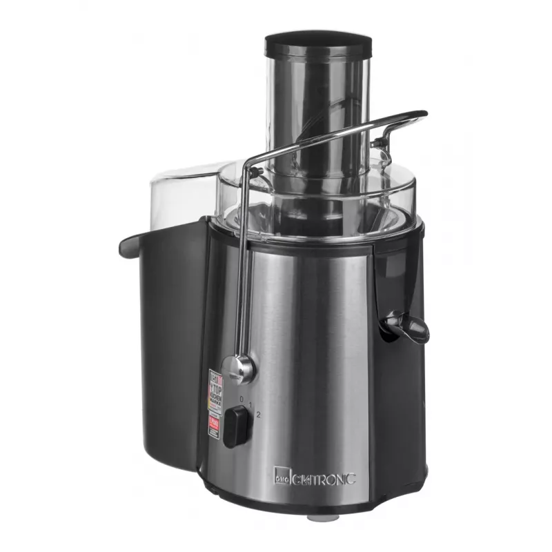 Sulu spiede CLATRONIC AE 3532 1000 W, nerūsējošā tērauda korpuss, 2 L mīkstuma tvertne, 2 ātrumi, pretpilēšanas funkcija