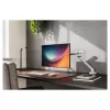 Monitoru kronšteins DIGITUS Single design ekrāniem līdz 35 collām, skava, 10 kg, VESA 75x75–100x100, slīpums -45–90°