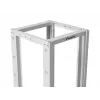 Atvērtais 19 collu plaukts LANBERG 42U, dziļums 800 mm, platums 600 mm, pelēks