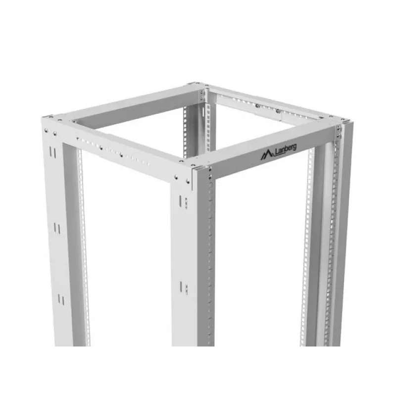 Atvērtais 19 collu plaukts LANBERG 42U, dziļums 800 mm, platums 600 mm, pelēks