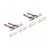 Iekšējā RS-232 saskarnes karte DELOCK 95278 — Mini PCI Express resursdators, 4× RS-232 izejas, FIFO 256 B, 30×51×10 mm