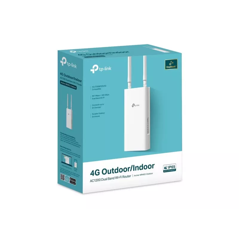 Āra Wi‑Fi maršrutētājs TP‑LINK Archer MR402‑Outdoor 4G AC1200 Dual Band