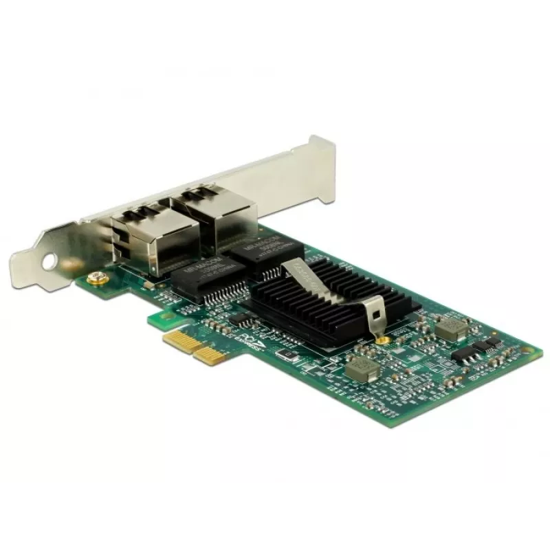 Delock PCIe karte 2x Gigabit LAN tīkla adapteris