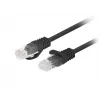 Lanberg PCU6-10CC-0750-BK tīkla kabelis melns 7,5 m Cat6 U/UTP
